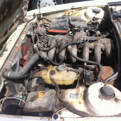 DISMANTLED - S BMW 5556107 E24 633Csi COUPE ALPINE WHITE ON BLUE M30B35 3.2L 5 SPEED MANUAL