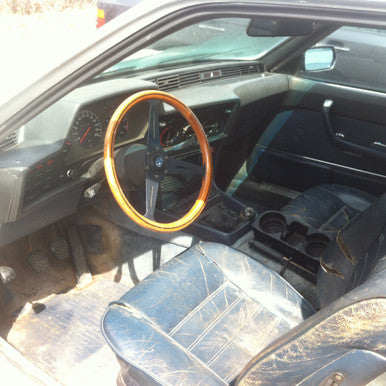 DISMANTLED - S BMW 5556107 E24 633Csi COUPE ALPINE WHITE ON BLUE M30B35 3.2L 5 SPEED MANUAL