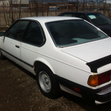 DISMANTLED - S BMW 5556107 E24 633Csi COUPE ALPINE WHITE ON BLUE M30B35 3.2L 5 SPEED MANUAL