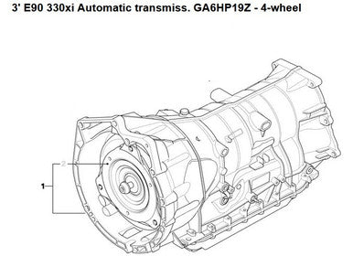 DISMANTLED - E90 KV67029 C KV67029 BMW 2006 E90 3 SERIES  330xi N52 auto sparkling-graphit metallic BLACK LEATHER
