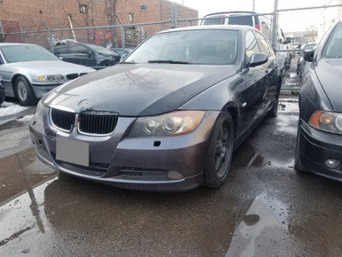 DISMANTLED KV67029 BMW BUILT JUNE 25 2006 E90 3 SERIES SEDAN 330xi N52 6 CYL AUTOMATIC AWD sparkling-graphit metallic ON BLACK LEATHER Euro All Parts