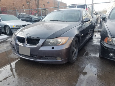DISMANTLED KV67029 BMW BUILT JUNE 25 2006 E90 3 SERIES SEDAN 330xi N52 6 CYL AUTOMATIC AWD sparkling-graphit metallic ON BLACK LEATHER Euro All Parts