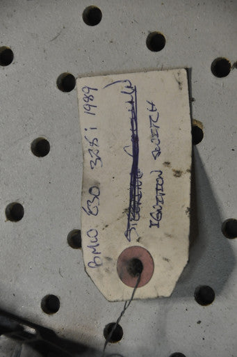 0) BMW OEM 1153410 USED LOCK WITH KEY CYLINDER & SWITCH 1989 325i E30 STEERING Fits: E30 325i 1989 & other listed vehicles Euro All Parts