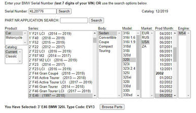 PARTING OUT CH CH98260 BMW E39 530i SEDAN MAY 2002 AUTO M54 CH98260- B Euro All Parts