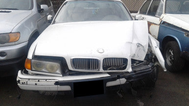 Hit Front C BMW e38 1993-2001 740iL Built Nov 1996 M62 v8 Auto ALPINWEISS on Tan DM02466