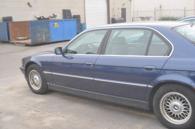 DISMANTLED - E38 DM08982 Sedan C BMW e38 740iL Built May 1997 V8 M62 Automatic Blue on Gray Luxury Loaded DM08982