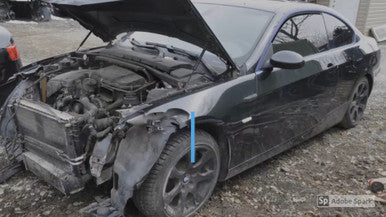 DISMANTLED - E92 P036424 Coupe BMW E92 335i MSPORT  N54 AUTO Black-sapphire metallic - Dakota