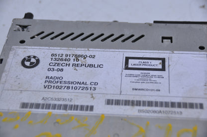 1) DH-11 BMW 65129170329 OEM Used RADIO HEAD UNIT DASH 6512 9178860-02 RA915010901N From: 2010 E90 323i 65-12-9-170-329 65129170329 Euro All Parts