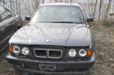 0) BMW e34 525i 5 series Nov 1995 Blue-Gray on Black Power Lux wood M50 Auto GK86985 Euro All Parts GK86985- B
