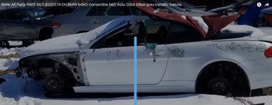 DISMANTLED - e64 B322579 Convertible B322579 CH BMW 645Ci Convertible N62 Auto 2004 Silber-grau metallic Dakota