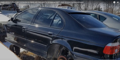 DISMANTLED - E39 GC96354 Sedan GC96354 CH BMW e39 540i M62TU V8 Manual SEPT 2000  Cosmos-schwarz