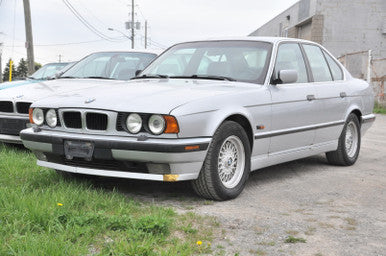 0) BMW e34 530i Jan 1994 M60 V8 manual 5 SPD gray on gray GE54106 Euro All Parts GE54106- B