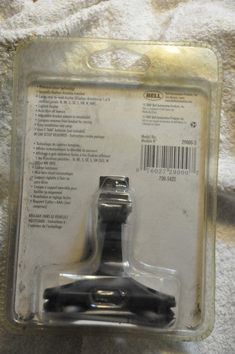 0) Bell 29000 USED 3 Deluxe Illuminated Digital Compas Great stocking stuffer Euro All Parts