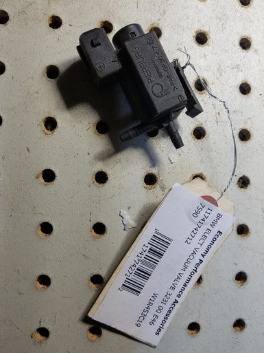 0) BMW OEM 11741742712 USED ELECT VACUUM VALVE 323I 0 E46 Euro All Parts