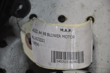 0) Audi 4L1820021 Blower Motor (USED) Fits: A4 1998 & Other Listed Vehicles Euro All Parts