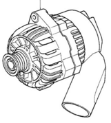 0) BMW OEM 12311433265 USED 740IL 97 E38 ALTERNATOR Euro All Parts