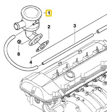 0) BMW OEM 11727553063 USED AIR PUMP F VACUUM CONTROL 330I 2 E46 3 Series Euro All Parts