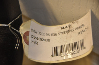 0) BMW OEM 101224 USED 32346753947 STEERING WHEEL NAB E46 318I 320I 325I 328I 330I 323I Euro All Parts