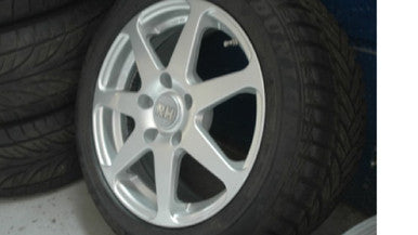 0) 16 IN New RH 39 RIM Set for BMW E39 or E46 with New Winter Tires Euro All Parts
