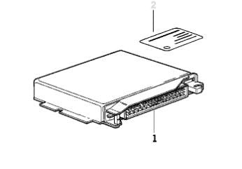 0) BMW OEM 12141430130 DME USED ECU BOSCH M52 1994 to 2001 E36 323i 328i 528i Z3 1430130 Euro All Parts