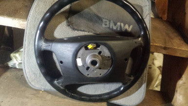 0) BMW OEM 101224 USED 32346753947 STEERING WHEEL NAB E46 318I 320I 325I 328I 330I 323I Euro All Parts