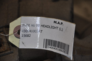 0) Audi 4B0941003AT HID Headlight Left (USED) Fits: A6 2001 & Other Listed Vehicles Euro All Parts