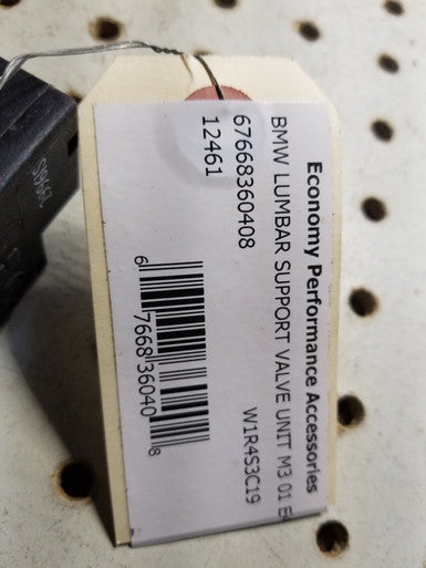 0) BMW OEM 11741742712 USED ELECT VACUUM VALVE 323I 0 E46 Euro All Parts
