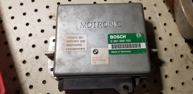 0) BMW OEM 12141714998 DME ECM ECU BOSCH 0261200153 Engine Control Module (USED) Fits: 320i 1988 E30 & Other Listed Vehicles Euro All Parts
