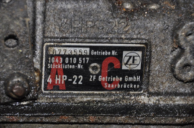 0) BMW 4HP-22 OEM 24001468223 USED 4 Speed Automatic TRANSMISSION ZF 24001466379 24001216571 4HP-22 1043010517 Fits: E30 325i M20 1987 & other listed vehicles Euro All Parts