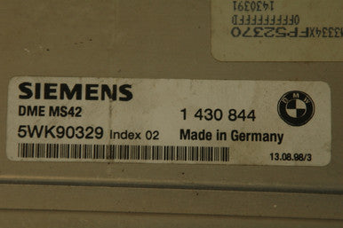 0) BMW OEM 12147500103 DME ECM ECU Engine Control Module (USED) Fits: 323i 1999 E46 & Other Listed Vehicles Euro All Parts