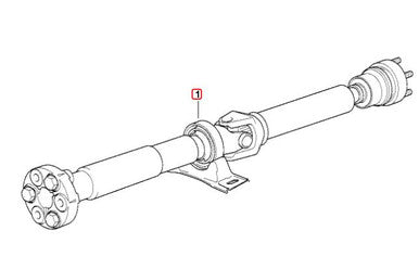 0) BMW OEM 1229395 USED Automatic Driveshaft E38 740iL 1995 TO 2002 EXTENDED WHEELBASE From:09/01/1994 26101229328 26101227963 26101229395 Euro All Parts