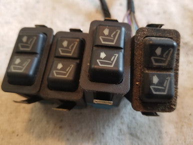 0) 48 DH BMW OEM 61311378381 LK 03837200 USED SEAT LUMBAR SUPPORT SWITCH E32 E34 1378381 Euro All Parts