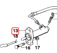 0) BMW OEM 	21521116300 USED 325E 87 E30 SLAVE CYLINDER Euro All Parts