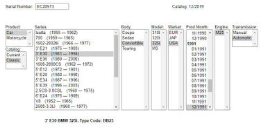 1) DH-44 BMW 1730527 (USED) 12141730527 OEM ECU DME BOSCH 0261200525 MOTRONIC 1.3 FROM: 1991 325i 6 CYL FITS: 1987-1993 M20B25 E30 E34 Euro All Parts