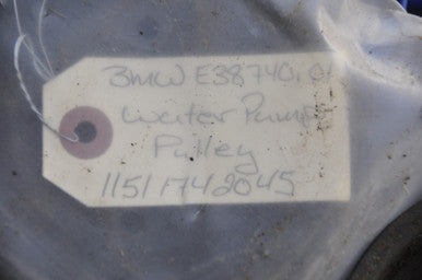 0) BMW OEM 11511742045 USED WATER PUMP PULLEY 740IL 99 E38 8 Cyl Euro All Parts