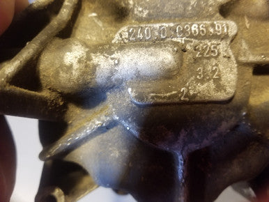 ORION -4 BMW 23001222035 OEM 23-00-1-222-035 Used Sports TRANSMISSION 5 SPD MANUAL 240.0.0490.90 GETRAG 240/5.62-TBCU w-AC GETRAG 240/5.62-TBCU 2400049090 23001222035 FROM: 1990 318i CONVERTIBLE M42 MANUAL