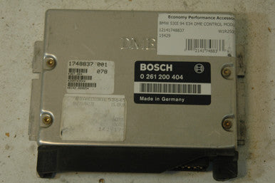 0) BMW OEM 12141748837 DME ECM ECU (Basic) Control Unit (USED) Fits: 530i 1994 E34 & Other Listed Vehicles Euro All Parts