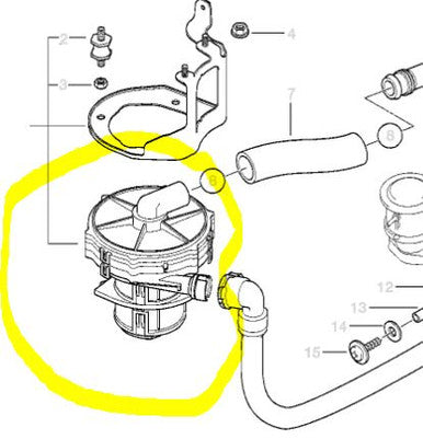 0) BMW OEM 11721707585 USED AIR PUMP 740IL 98 E38 7 Series 7 Euro All Parts