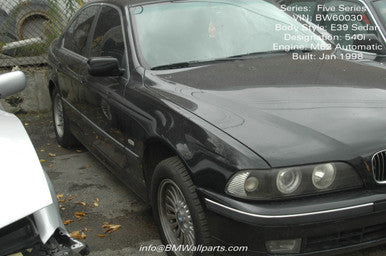 DISMANTLED BMW E39 540i Sedan Jan 1998 BW60030 V8 M62 Auto Euro All Parts
