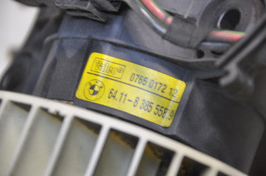 0) 18 DD BMW OEM 64118385558.9 BLOWER MOTOR VALEO 0765017212 2000 E39 528i Euro All Parts