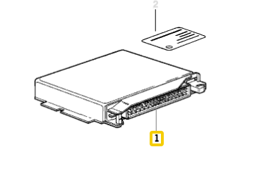 0) BMW OEM 12141438063 DME ECM ECU Engine Control Module (USED) Fits: 528i 1996 E39 & Other Listed Vehicles Euro All Parts