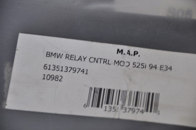 0) BMW 61351379741 OEM 61.35-1379741 RM Body Control Module (USED) HELLA 6061.40x .01E Fits: E34 E32 Euro All Parts